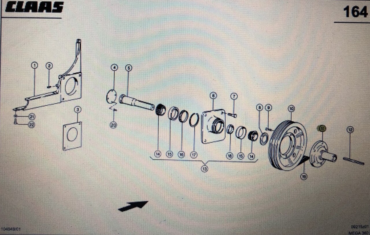 Piasta Claas Mega 370-340 Nr kat. 000 661 197 0 Nr kat. 000 661 197 0 - Cubo para Maquinaria agrícola: foto 1 Piasta Claas Mega 370-340 Nr kat. 000 661 197 0 Nr kat. 000 661 197 0 - Cubo para Maquinaria agrícola: foto 1