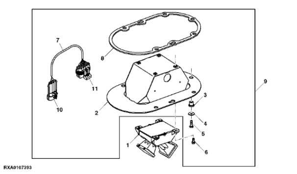 RE278986 John Deere 8345R - Czujnik radarowy - Sensor para Tractor: foto 1 RE278986 John Deere 8345R - Czujnik radarowy - Sensor para Tractor: foto 1