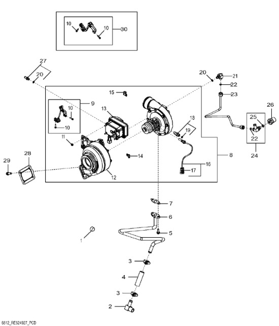 DZ108095 John Deere 8345R - Urządzenie uruchamiające - Recambio para Tractor: foto 1 DZ108095 John Deere 8345R - Urządzenie uruchamiające - Recambio para Tractor: foto 1