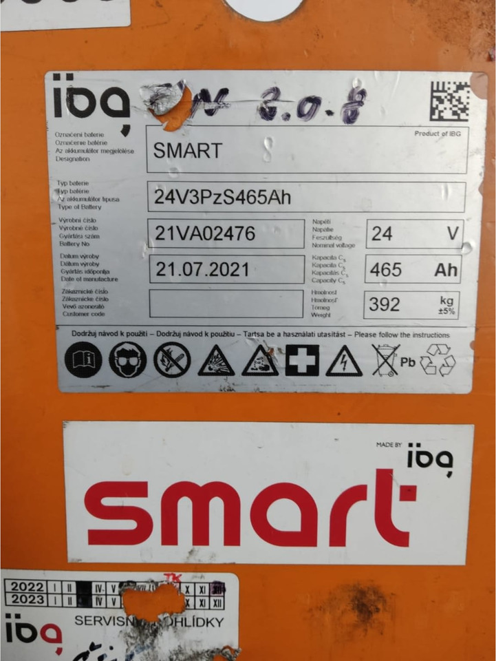 Battery IBA 24V 465Ah - Acumulador para Equipo de manutención: foto 2 Battery IBA 24V 465Ah - Acumulador para Equipo de manutención: foto 2