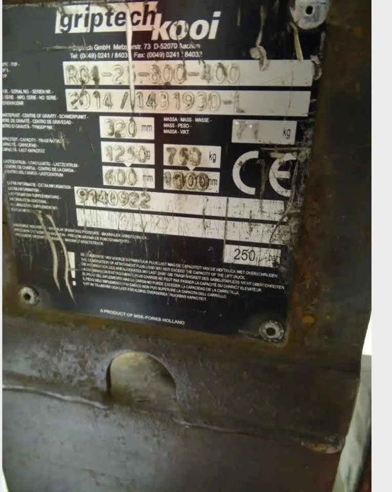 Attachment Package: 2x Extension forks FEM2 - Implemento para Equipo de manutención: foto 4 Attachment Package: 2x Extension forks FEM2 - Implemento para Equipo de manutención: foto 4