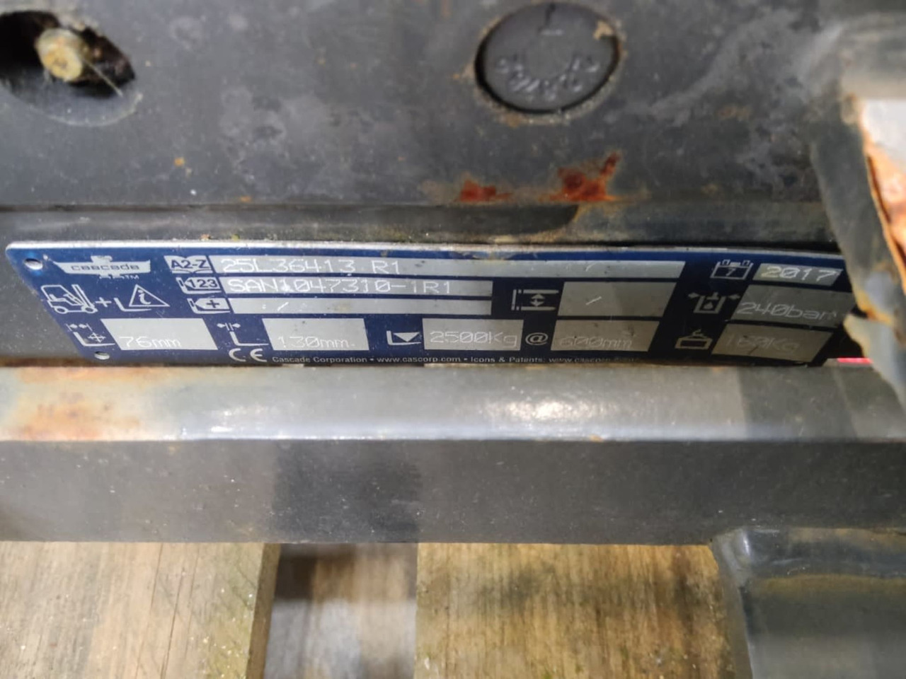 Cascade 25L36413R1 - Implemento para Equipo de manutención: foto 4 Cascade 25L36413R1 - Implemento para Equipo de manutención: foto 4