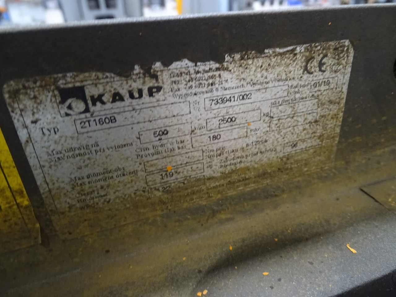 Kaup 2T160B - Implemento para Equipo de manutención: foto 2 Kaup 2T160B - Implemento para Equipo de manutención: foto 2