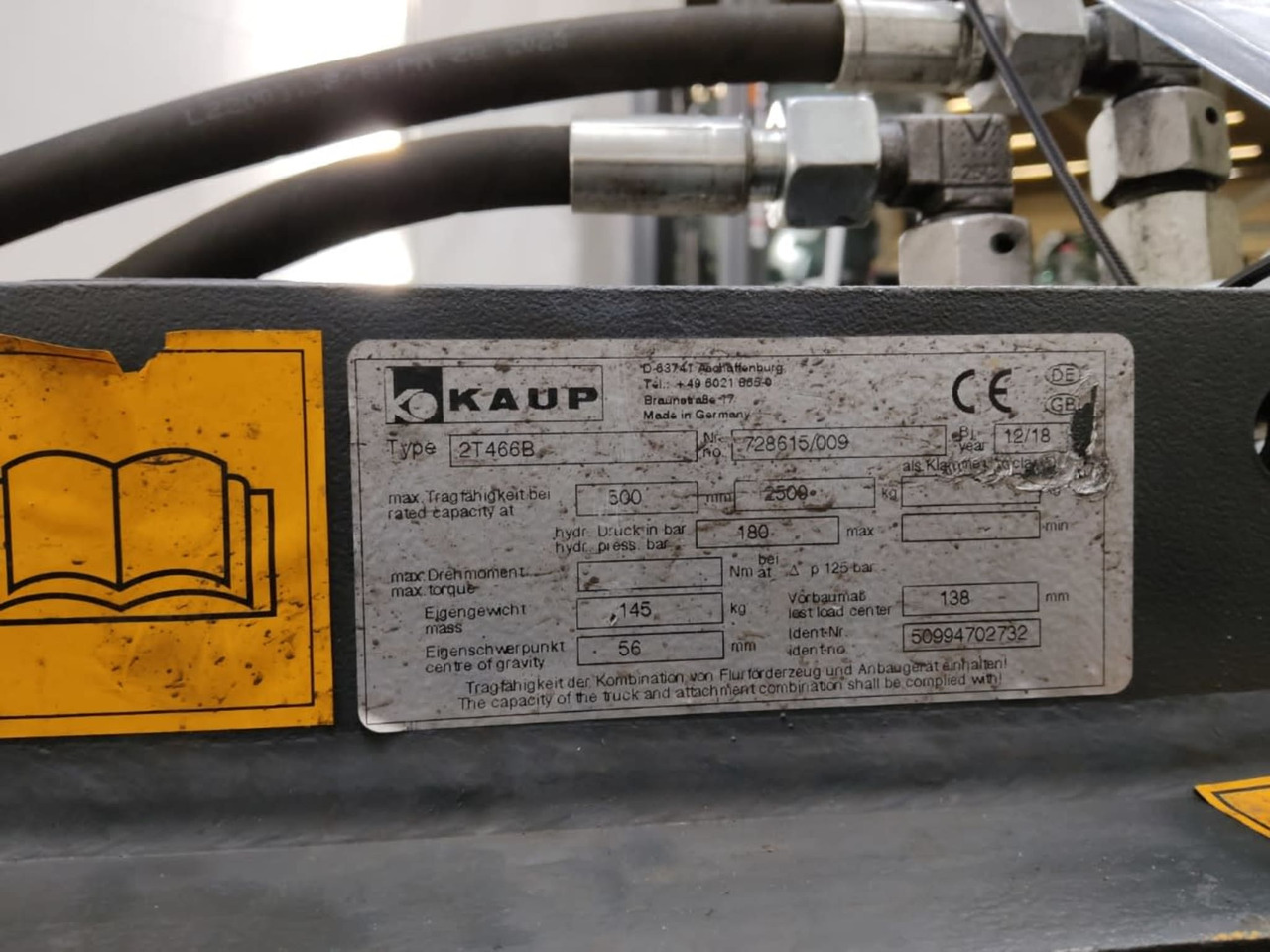 Kaup 2T466B - Implemento para Equipo de manutención: foto 2 Kaup 2T466B - Implemento para Equipo de manutención: foto 2