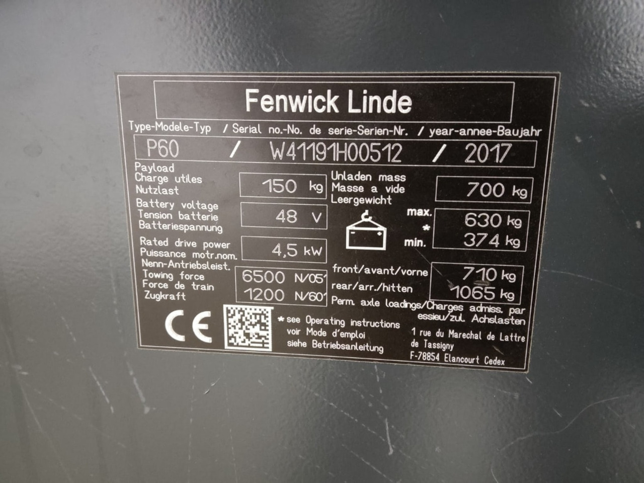 Linde P60 - Remolcadora: foto 5 Linde P60 - Remolcadora: foto 5