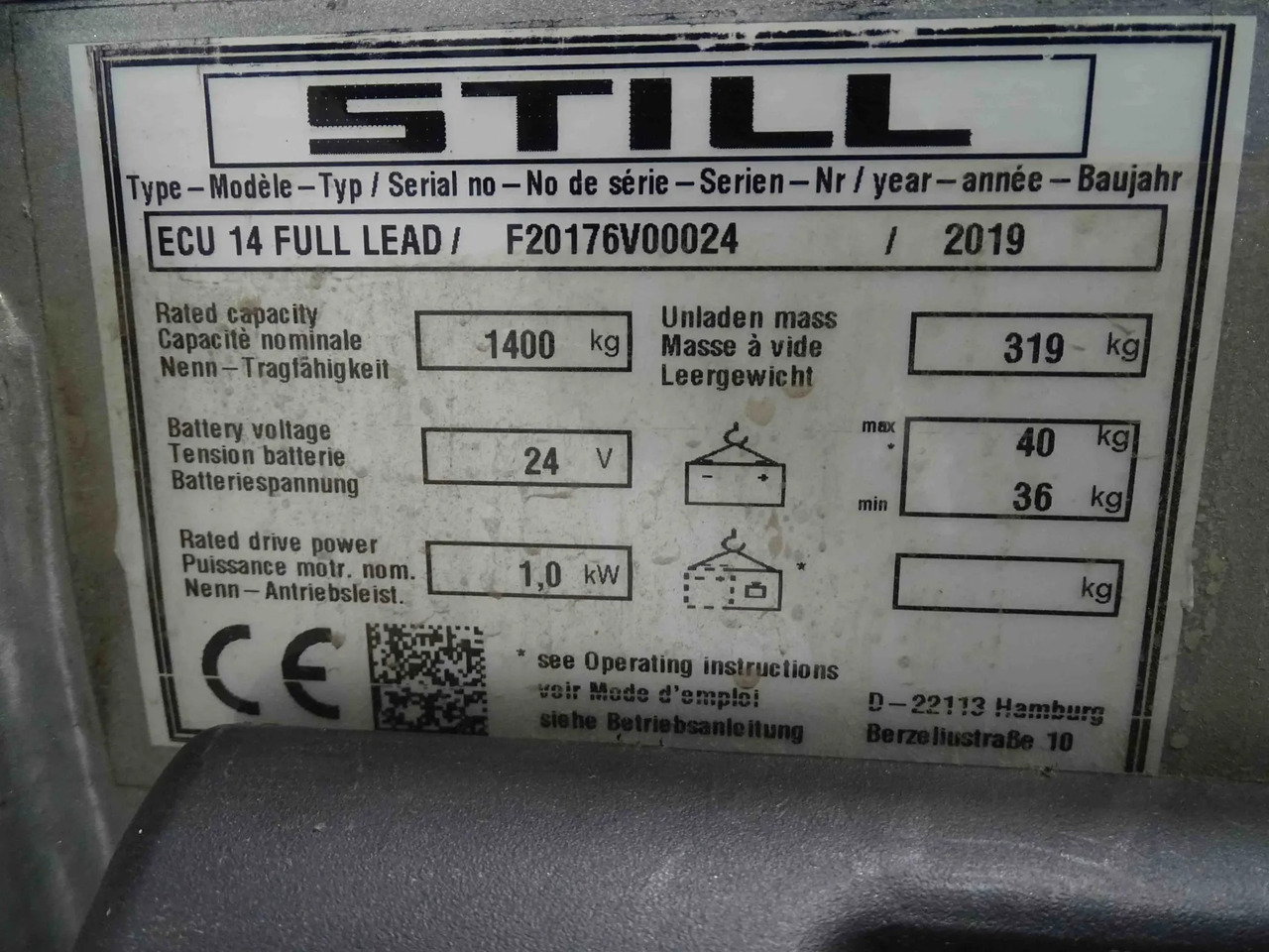 STILL ECU14FL - Transpaleta: foto 2 STILL ECU14FL - Transpaleta: foto 2