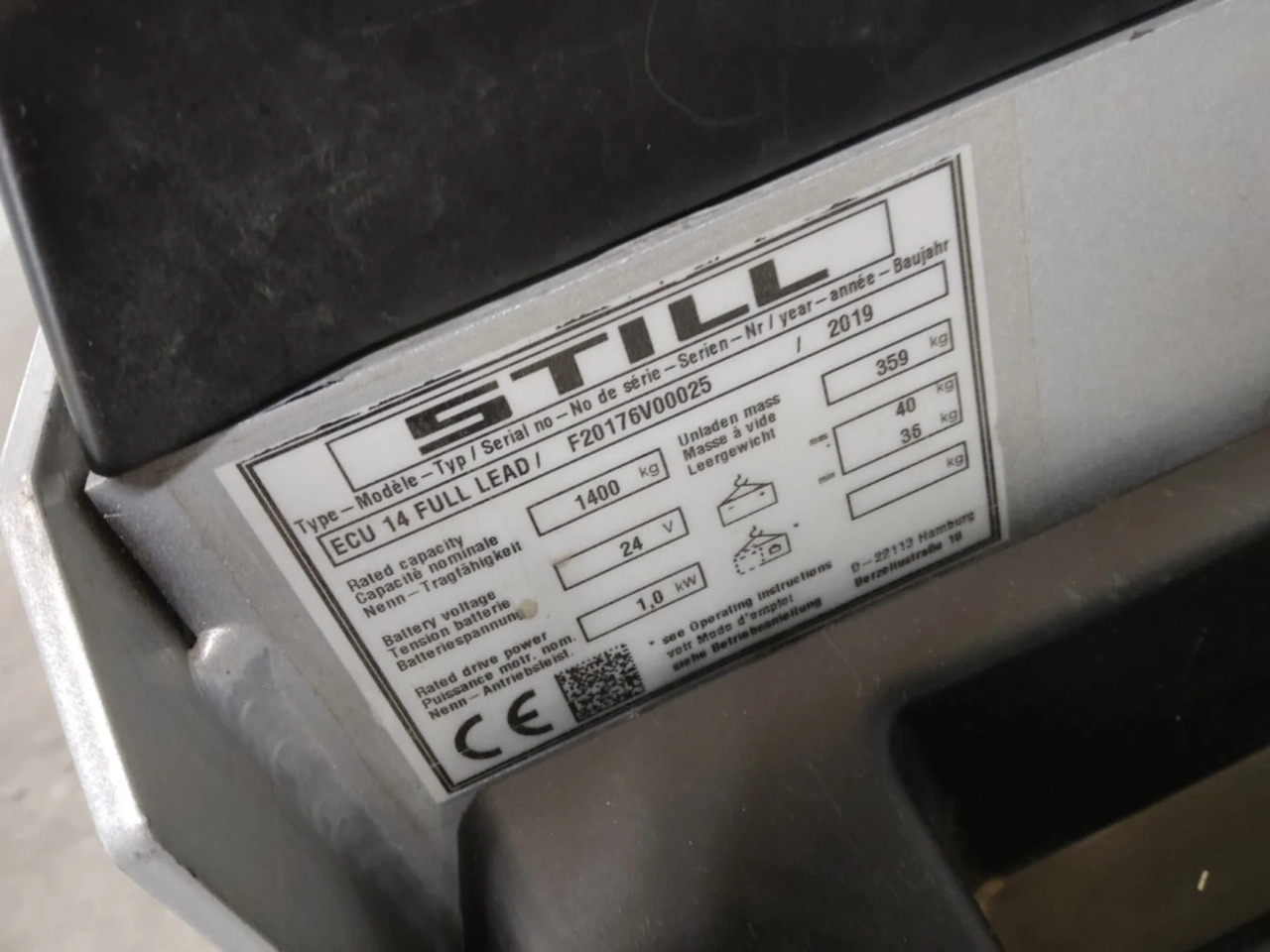 STILL ECU14FL - Transpaleta: foto 2 STILL ECU14FL - Transpaleta: foto 2