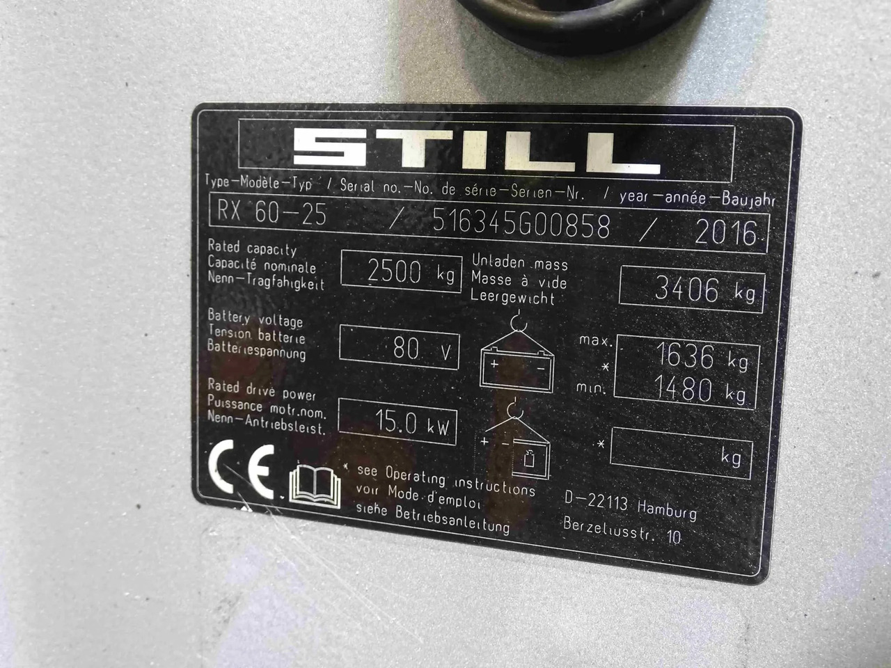 STILL RX60-25 - Carretilla elevadora eléctrica: foto 2 STILL RX60-25 - Carretilla elevadora eléctrica: foto 2