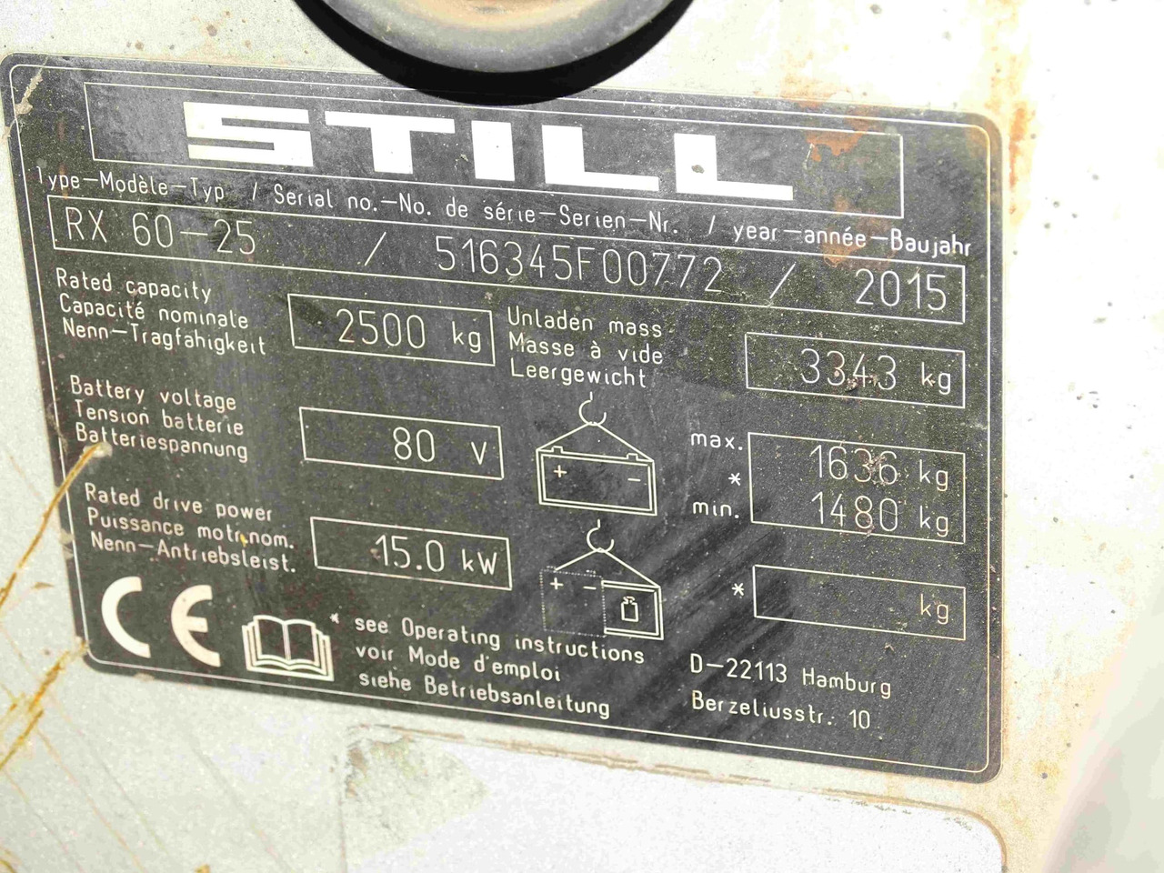 STILL RX60-25 - Carretilla elevadora eléctrica: foto 5 STILL RX60-25 - Carretilla elevadora eléctrica: foto 5