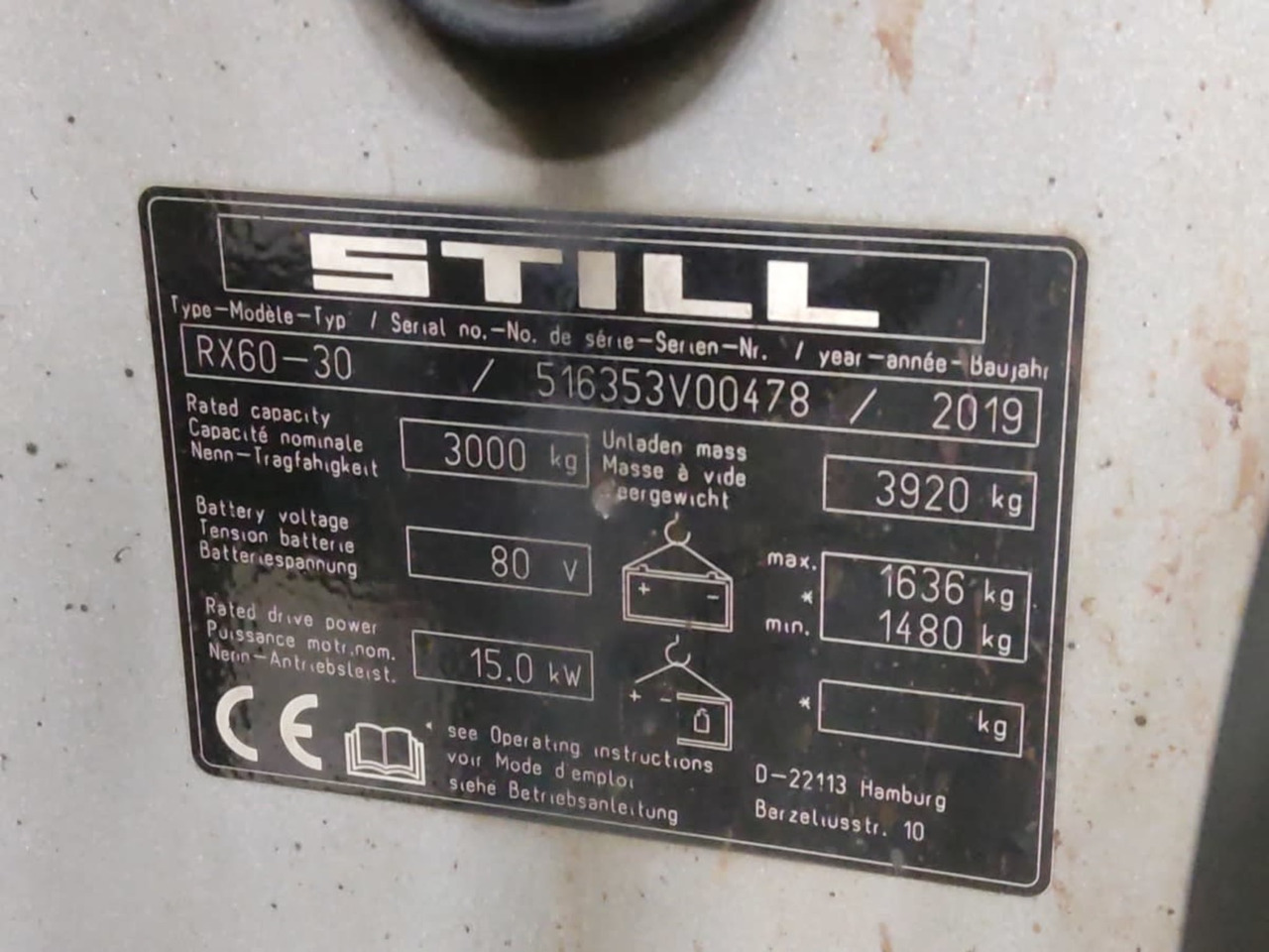 STILL RX60-30 - Carretilla elevadora eléctrica: foto 5 STILL RX60-30 - Carretilla elevadora eléctrica: foto 5