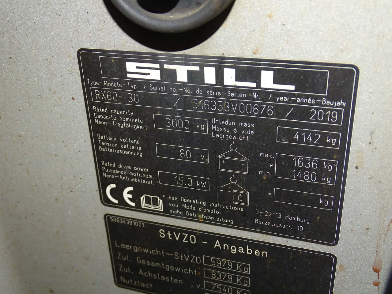 STILL RX60-30 - Carretilla elevadora eléctrica: foto 5 STILL RX60-30 - Carretilla elevadora eléctrica: foto 5