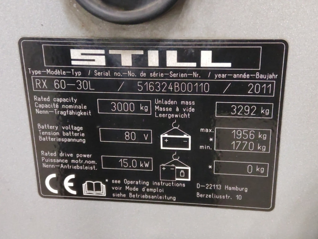 STILL RX60-30L - Carretilla elevadora eléctrica: foto 5 STILL RX60-30L - Carretilla elevadora eléctrica: foto 5