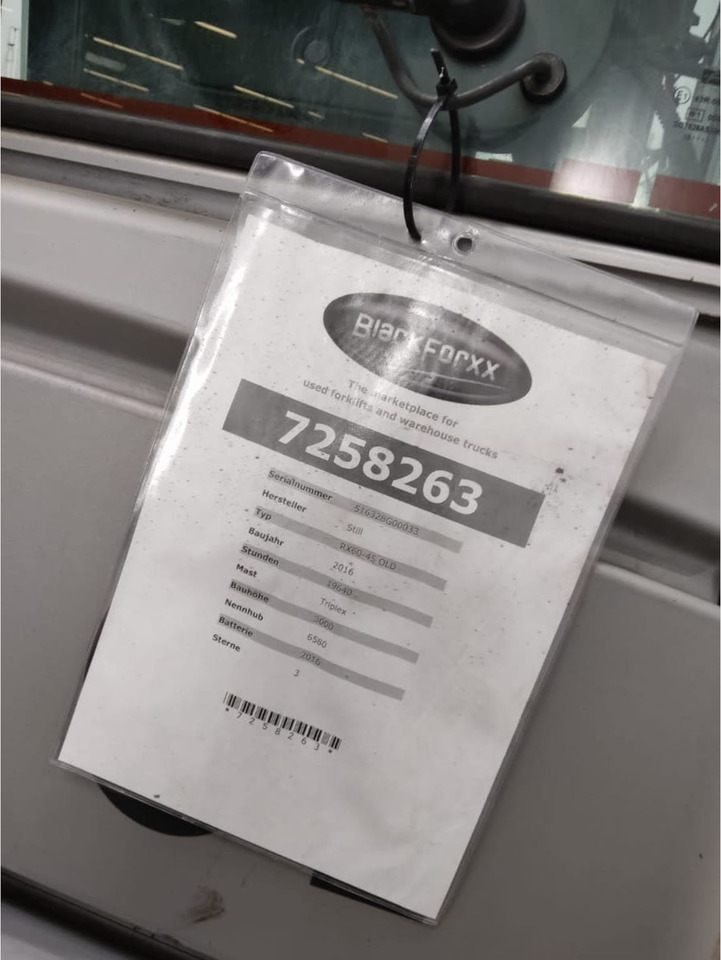 STILL RX60-45 - Carretilla elevadora eléctrica: foto 2 STILL RX60-45 - Carretilla elevadora eléctrica: foto 2