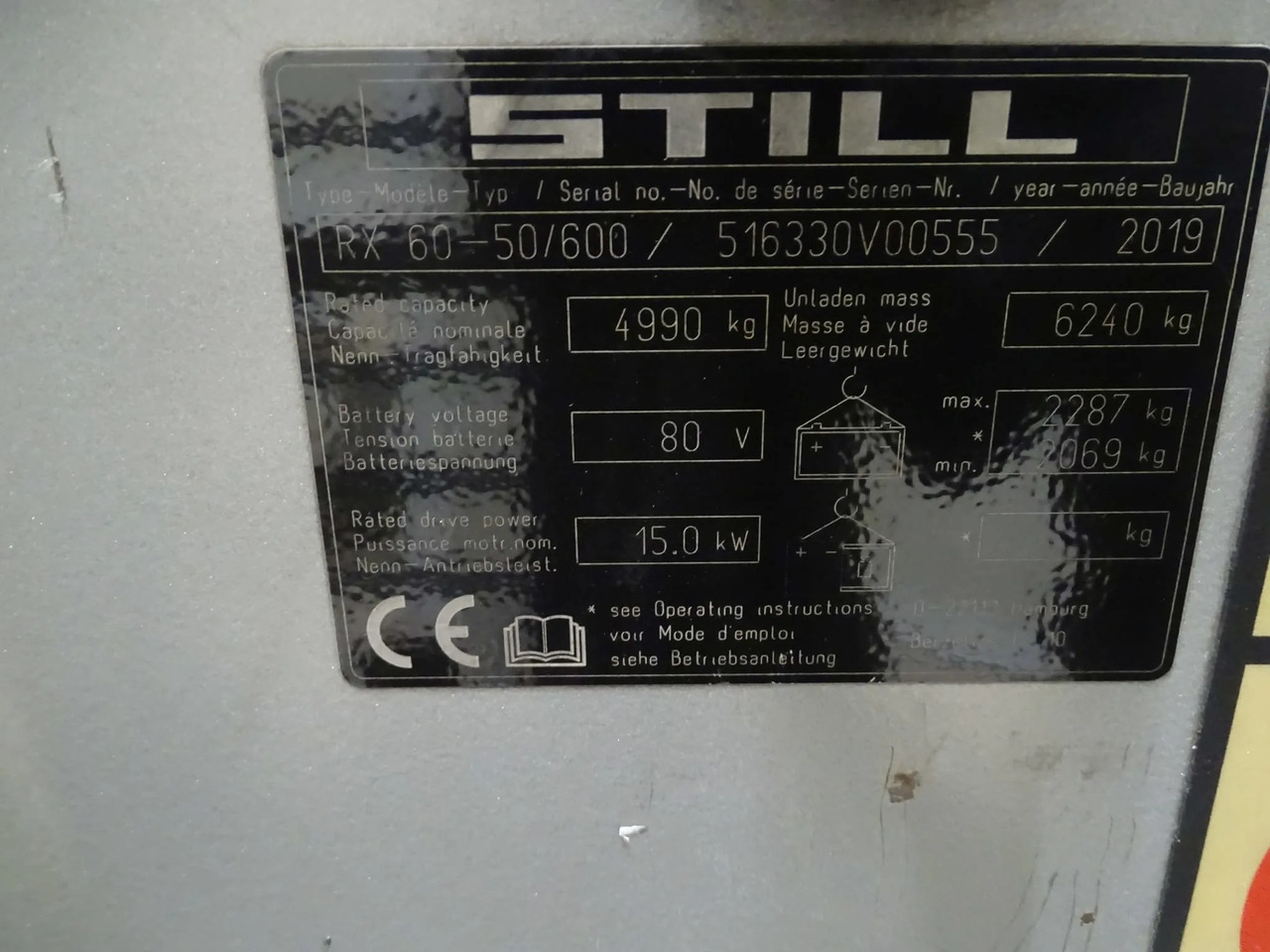 STILL RX60-50/600 - Carretilla elevadora eléctrica: foto 5 STILL RX60-50/600 - Carretilla elevadora eléctrica: foto 5