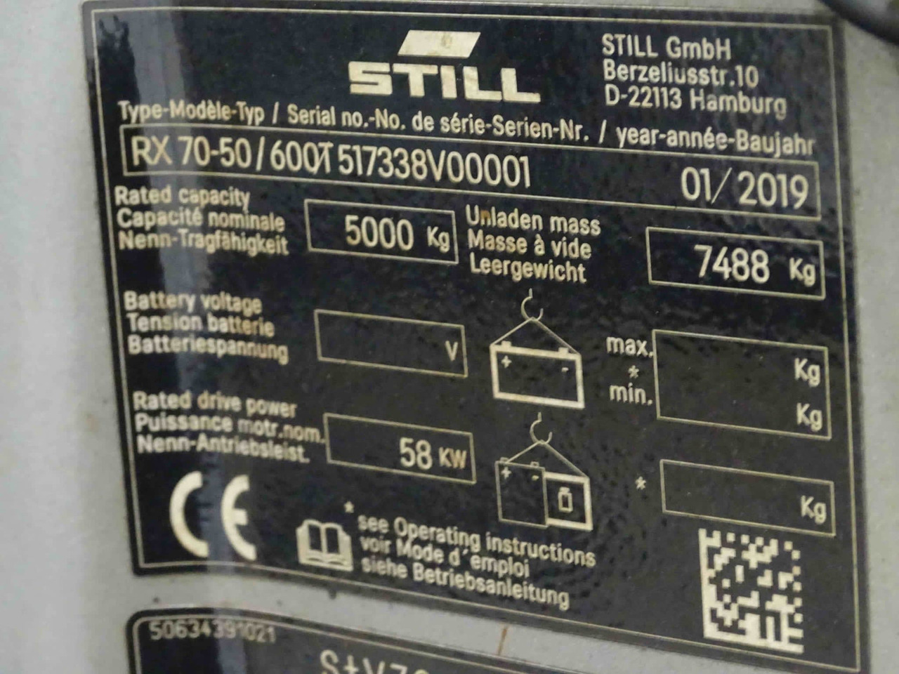STILL RX70-50T/600 - Carretilla elevadora diésel: foto 2 STILL RX70-50T/600 - Carretilla elevadora diésel: foto 2