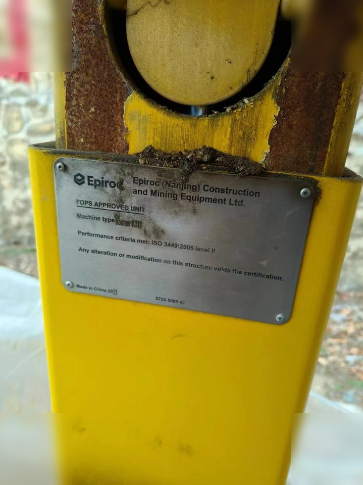 2021 EPIROC BOOMER K111 - Perforadora direccional horizontal: foto 2 2021 EPIROC BOOMER K111 - Perforadora direccional horizontal: foto 2