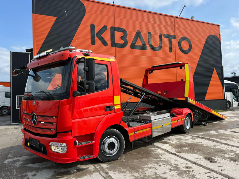 Mercedes-Benz ATEGO 1224 4x2 JIGE SIMPLEX 5T / 2x WINCH / PLATFORM L=5702 mm - Grua de remolque autos: foto 2 Mercedes-Benz ATEGO 1224 4x2 JIGE SIMPLEX 5T / 2x WINCH / PLATFORM L=5702 mm - Grua de remolque autos: foto 2