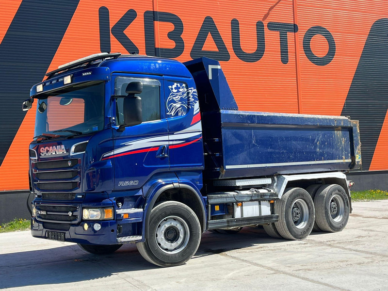 Scania R 560 6x4 RETARDER / FULL STEEL / BOX L=4595 mm - Camión volquete: foto 1 Scania R 560 6x4 RETARDER / FULL STEEL / BOX L=4595 mm - Camión volquete: foto 1