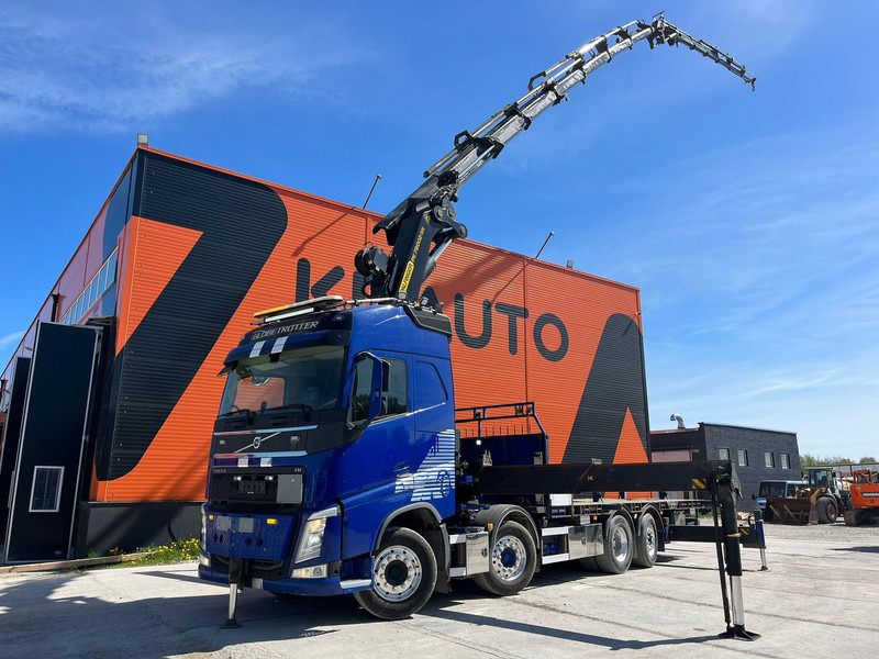Camión caja abierta, Camión grúa Volvo FH 460 8x2*6 PK78002 + JIB + WINCH / PLATFORM L=7190 mm: foto 1