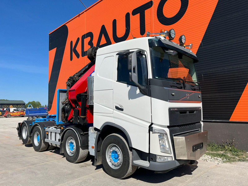 Volvo FH 500 8x2*4 HMF 6020 OK6 / JIB FJ1200 K6 / WINCH - Camión caja abierta, Camión grúa: foto 4 Volvo FH 500 8x2*4 HMF 6020 OK6 / JIB FJ1200 K6 / WINCH - Camión caja abierta, Camión grúa: foto 4