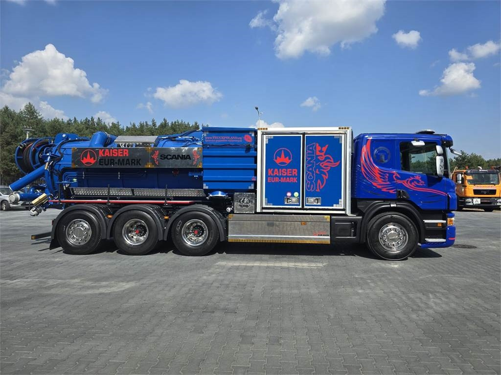 Limpieza de alcantarillado Scania KAISER EUR-MARK PL 8 Vacuum suction-blowing loader: foto 7 Limpieza de alcantarillado Scania KAISER EUR-MARK PL 8 Vacuum suction-blowing loader: foto 7