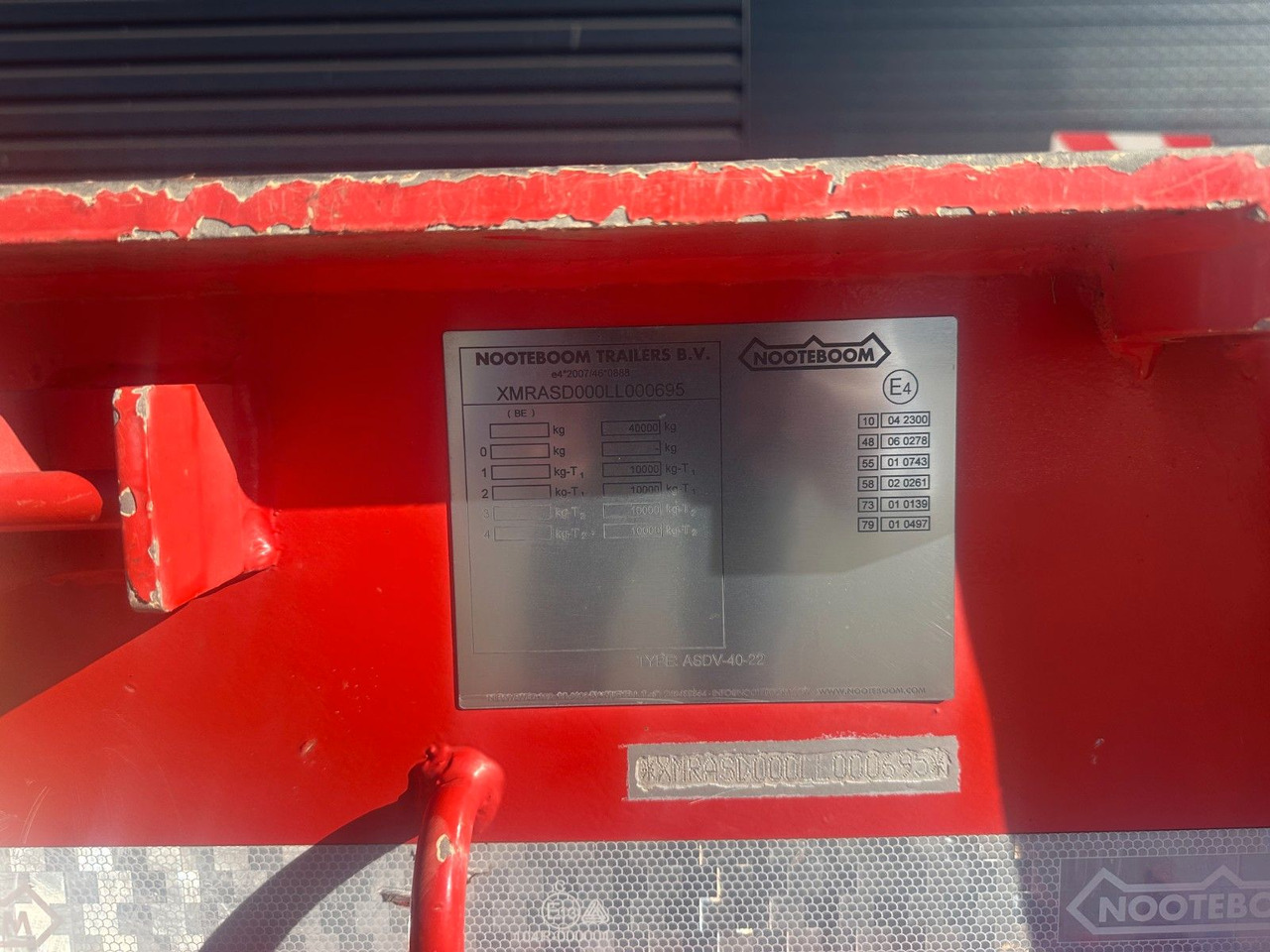 Remolque góndola rebajadas Nooteboom 4 achs anhänger / Doppelt rampen: foto 7