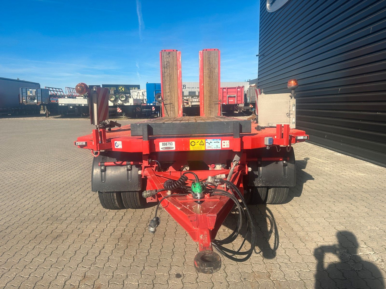 Remolque góndola rebajadas Nooteboom 4 achs anhänger / Doppelt rampen: foto 9