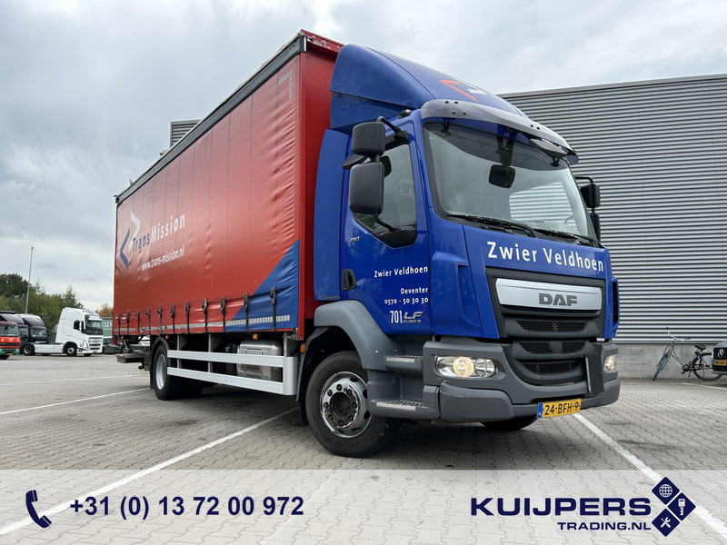DAF LF 210 FA / 12 Ton / 454 dkm / Pritsch-Plane / LBW / APK TUV 11-25 - Camión lona: foto 1 DAF LF 210 FA / 12 Ton / 454 dkm / Pritsch-Plane / LBW / APK TUV 11-25 - Camión lona: foto 1