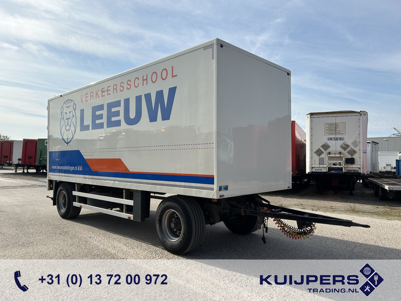 Jumbo MV 200.5 / Box / BPW Drum / Schamelwagen - Molen aanhanger - Remolque caja cerrada: foto 1 Jumbo MV 200.5 / Box / BPW Drum / Schamelwagen - Molen aanhanger - Remolque caja cerrada: foto 1