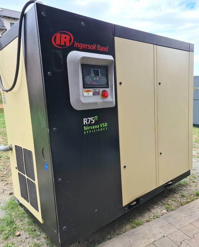Kompresor śrubowy INGERSOLL RAND NIRVANA R75N - Compresor de aire: foto 1 Kompresor śrubowy INGERSOLL RAND NIRVANA R75N - Compresor de aire: foto 1