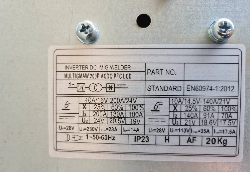 Spawarka WELDKAR MULTIGMAW Mig, Mag, Mma, Tig 200 A - Equipo de soldadura: foto 4 Spawarka WELDKAR MULTIGMAW Mig, Mag, Mma, Tig 200 A - Equipo de soldadura: foto 4