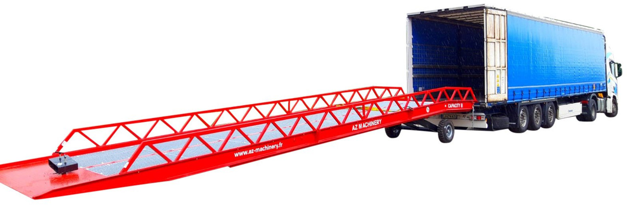 AZ RAMP-EASY XL-20 . Mobil Loading Ramp WIDE With Level Off, 20 t Capacity - Rampa de carga: foto 1 AZ RAMP-EASY XL-20 . Mobil Loading Ramp WIDE With Level Off, 20 t Capacity - Rampa de carga: foto 1