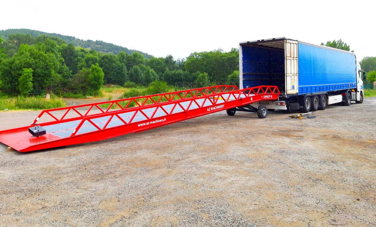 Rampa de carga nuevo AZ RAMP-EASY XL-20 . Mobil Loading Ramp  WIDE With Level Off, 20 t Capacity: foto 8