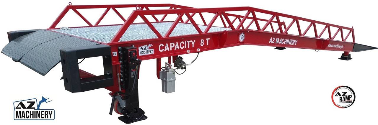 Loading Ramp with with hydraulic tilting bridge - AZ RAMP - STAR- 8T-ZR. 8 ton capacity - Rampa de carga: foto 1 Loading Ramp with with hydraulic tilting bridge - AZ RAMP - STAR- 8T-ZR. 8 ton capacity - Rampa de carga: foto 1