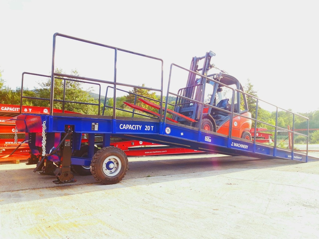 Rampa de carga nuevo **RENTAL** Large Mobile dock ramp, uncouplable AZ RAMP - KING VERSION, BIG FOOT  LLO 20 T: foto 11