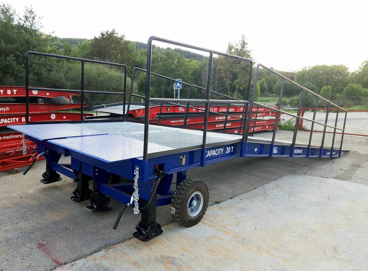 Rampa de carga nuevo **RENTAL** Large Mobile dock ramp, uncouplable AZ RAMP - KING VERSION, BIG FOOT  LLO 20 T: foto 9