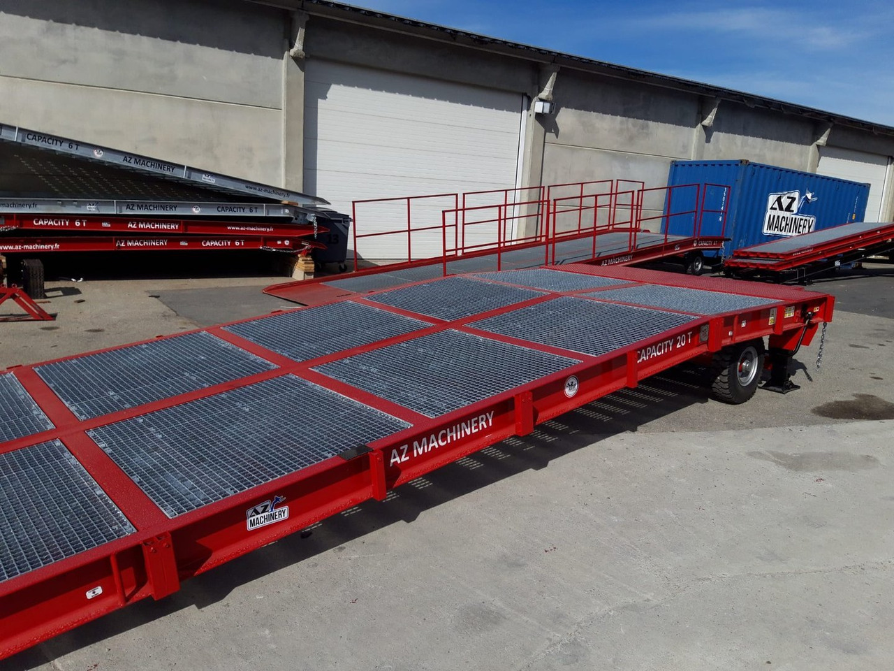 Rampa de carga nuevo **RENTAL**Wide Mobile dock ramp, uncouplable AZ RAMP BIG FOOT  LLO 20 T: foto 18