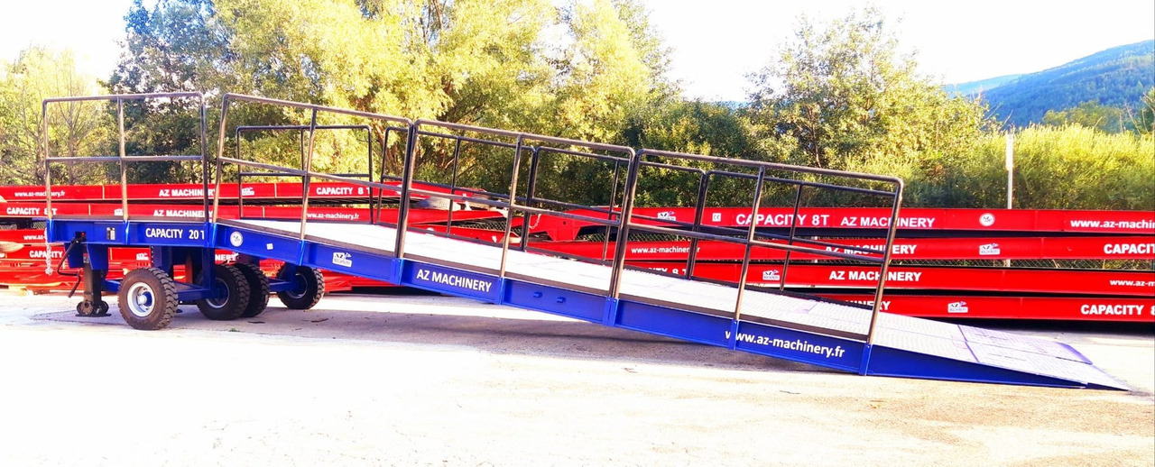 Rampa de carga nuevo **RENTAL**Wide Mobile dock ramp, uncouplable AZ RAMP BIG FOOT  LLO 20 T: foto 7