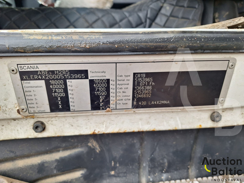 Cabeza tractora Scania R 420 LA4X2MNA: foto 15 Cabeza tractora Scania R 420 LA4X2MNA: foto 15