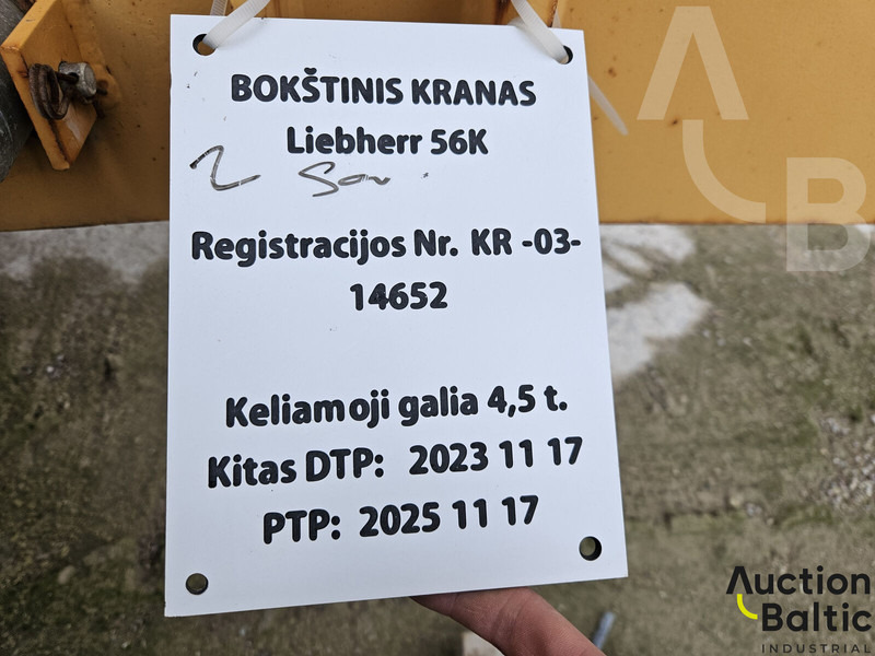 Grúa torre Liebherr 56K: foto 17 Grúa torre Liebherr 56K: foto 17