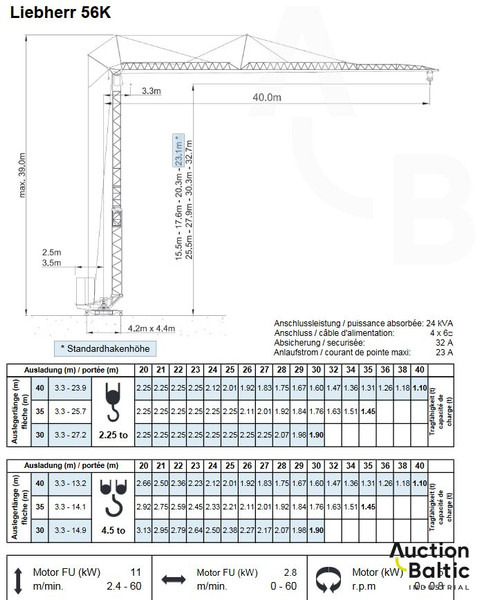 Grúa torre Liebherr 56K: foto 18 Grúa torre Liebherr 56K: foto 18