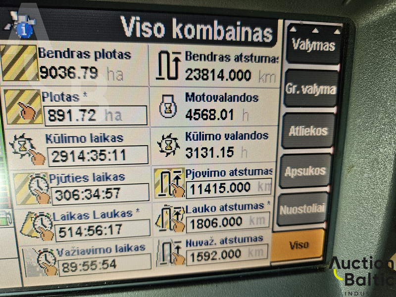 Cosechadora de granos para transporte de alimentos New Holland CR 9080: foto 7 Cosechadora de granos para transporte de alimentos New Holland CR 9080: foto 7