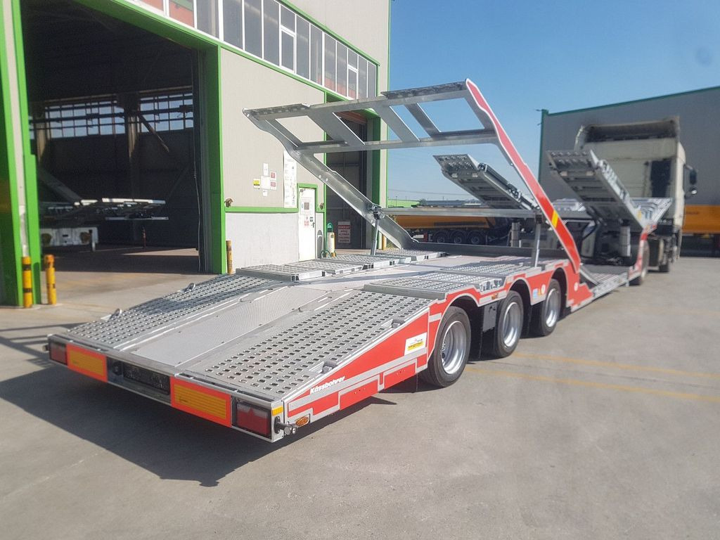 Semirremolque portavehículos nuevo Kässbohrer K.SOK Truck/Car Transporter, Novagrau: foto 12