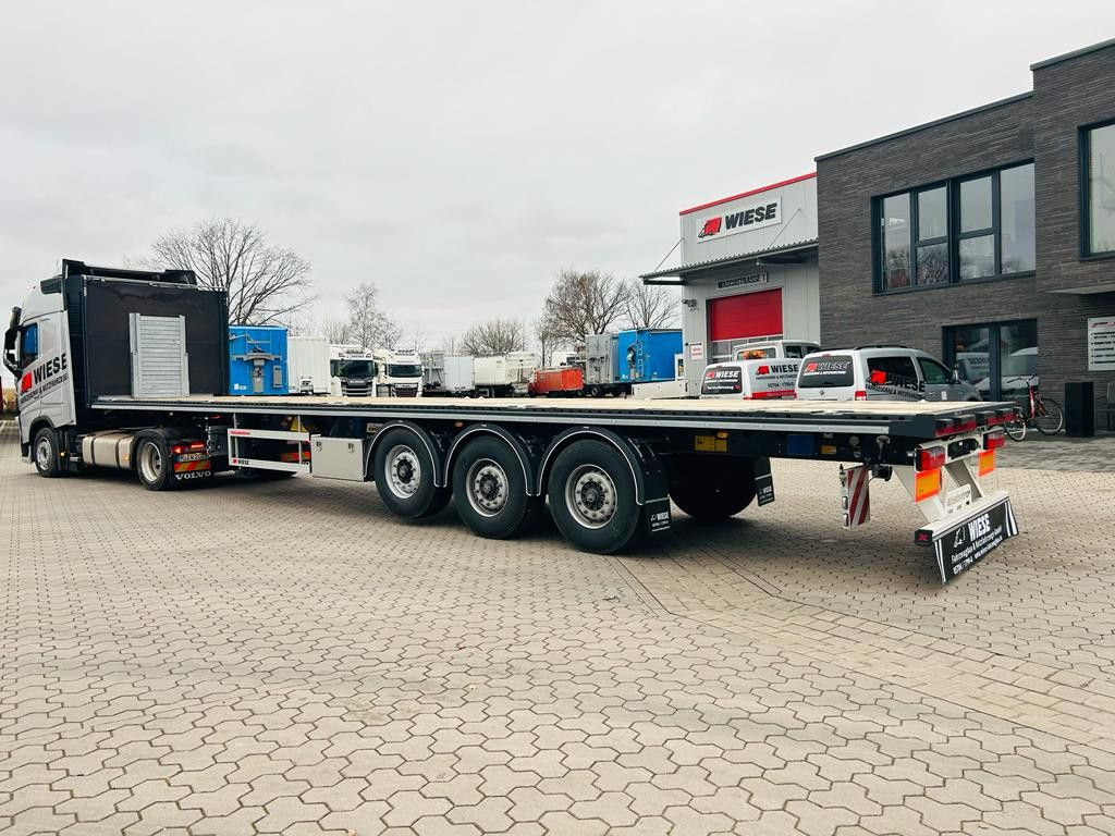 Kässbohrer K.SPS Plattform Auflieger Sofort Verfügbar - Semirremolque plataforma/ Caja abierta: foto 3 Kässbohrer K.SPS Plattform Auflieger Sofort Verfügbar - Semirremolque plataforma/ Caja abierta: foto 3