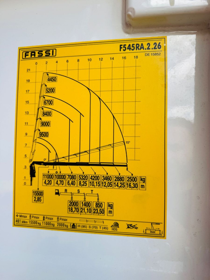 Volvo FH540 6x2 Containerpritsche mit F545RA.2.26 - Camión caja abierta, Camión grúa: foto 3 Volvo FH540 6x2 Containerpritsche mit F545RA.2.26 - Camión caja abierta, Camión grúa: foto 3