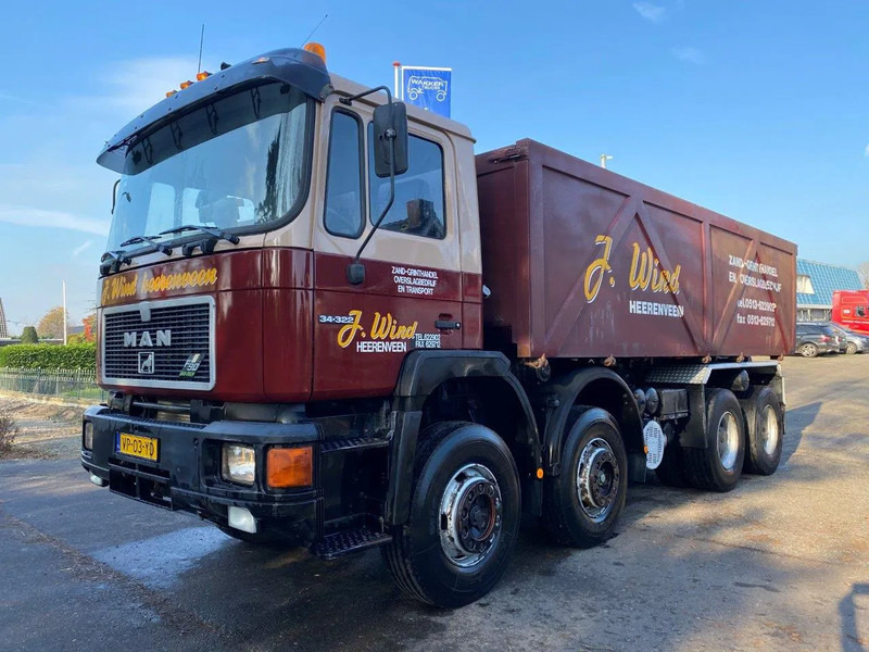 Camión volquete MAN 35 35.322 HOLLAND TRUCK FULL STEEL SPRING MANUAL ZF GEARBOX no 372: foto 6