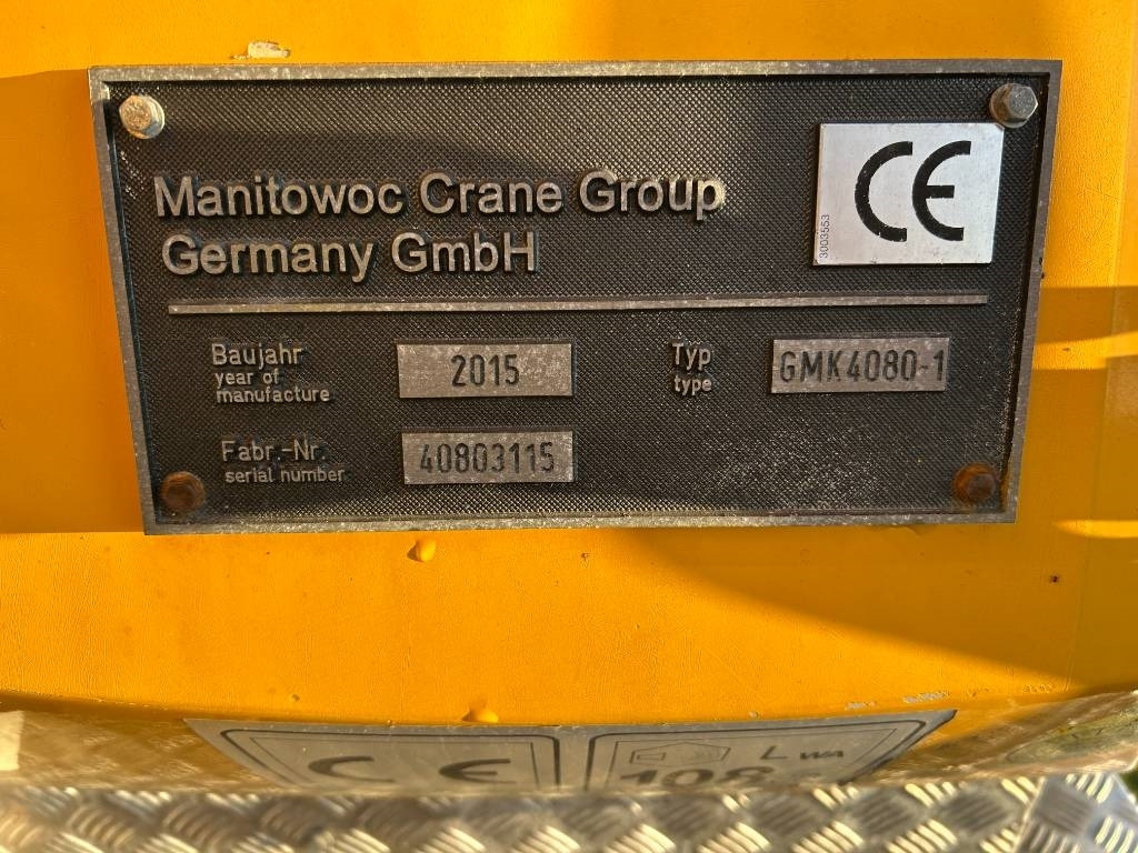 Grúa todo terreno Grove GMK 4080-1: foto 19