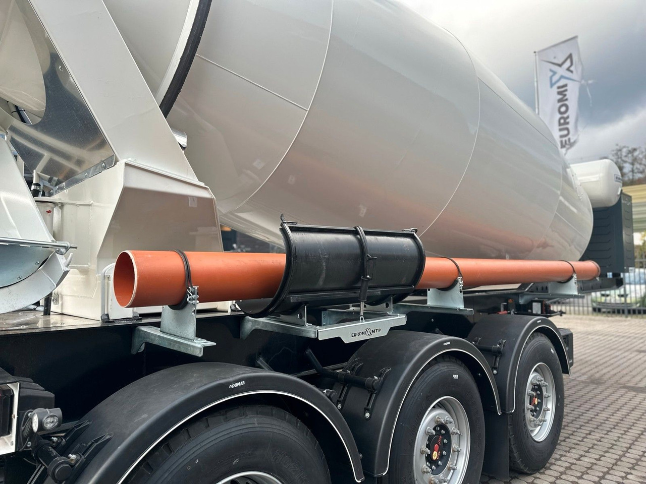 Camión hormigonera EUROMIX MTP - 12m³ Betonmischer-Auflieger: foto 16