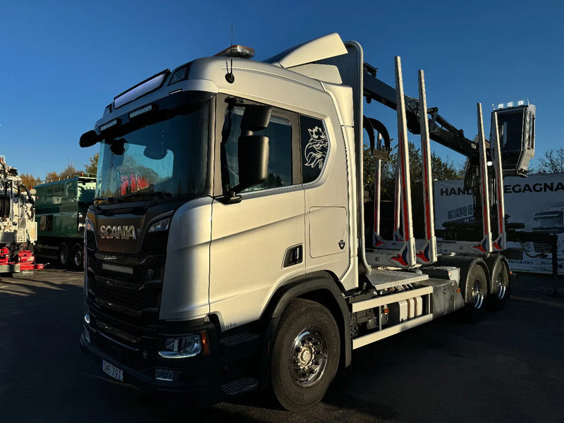 Scania R730 V8 6X4, Retarder, Timber-truck + Kesla, 2020 - Camión forestal, Camión grúa: foto 4 Scania R730 V8 6X4, Retarder, Timber-truck + Kesla, 2020 - Camión forestal, Camión grúa: foto 4