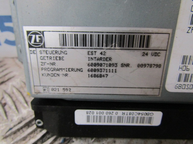 DAF XF 105 INTARDER ECU BOSCH P/NO 0260001028 - Unidad de control para Camión: foto 2 DAF XF 105 INTARDER ECU BOSCH P/NO 0260001028 - Unidad de control para Camión: foto 2